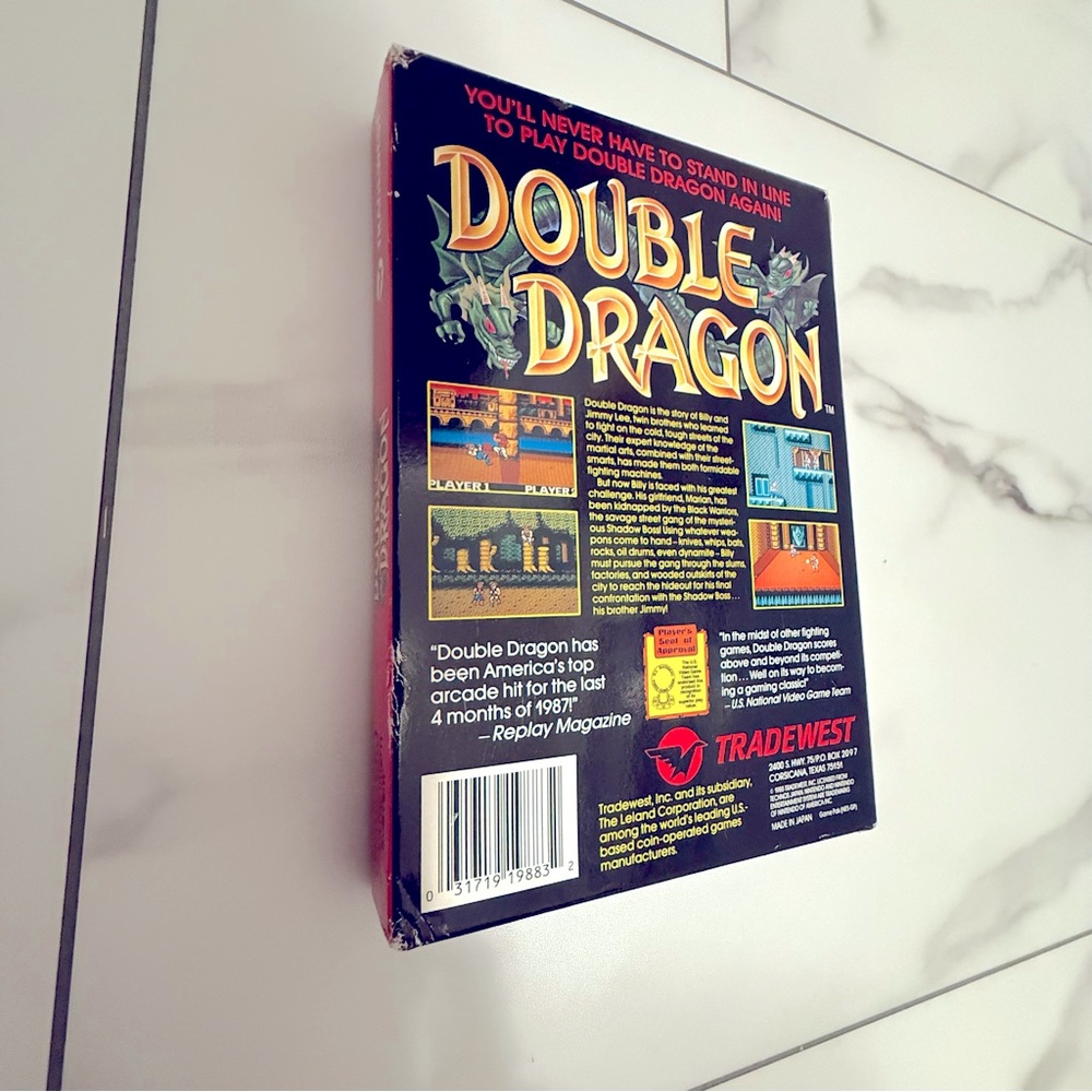 Double Dragon Tradewest Nintendo NES Game - Picture 7 of 7